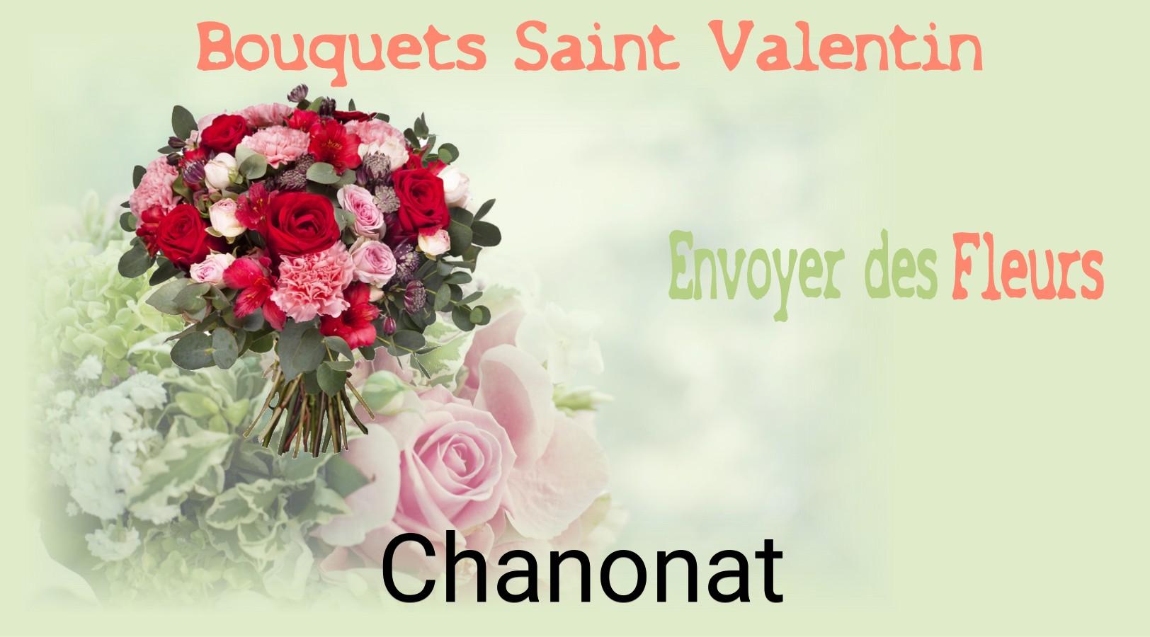 Roses de Saint-Valentin livrées à Chanonat